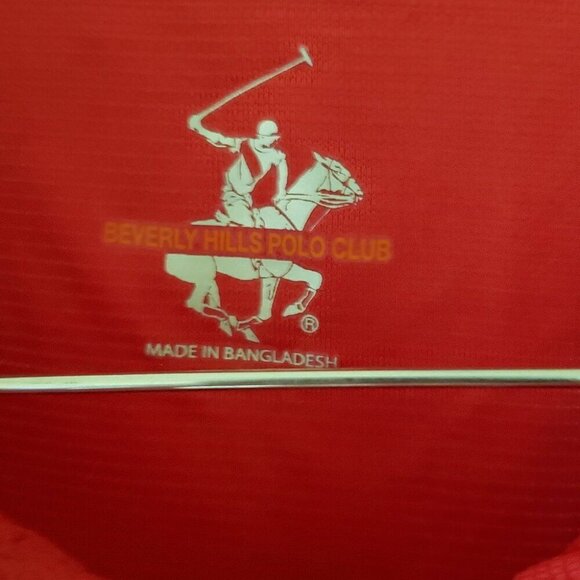 Beverly Hills Polo Club Men's Red Polo - Picture 4 of 4